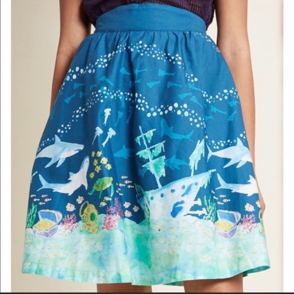 ModCloth shark skirt - never worn